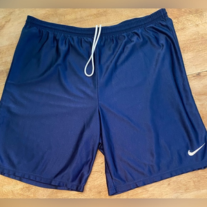 Nike Men’s 2XL‎ Navy 100% Polyester Athletic Shorts With Drawstring